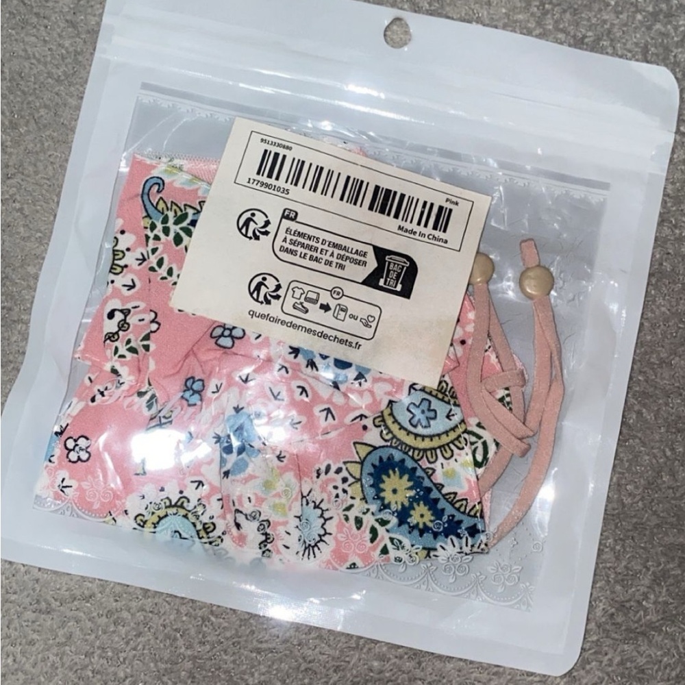 Floral Pink women Drawstring Pouch